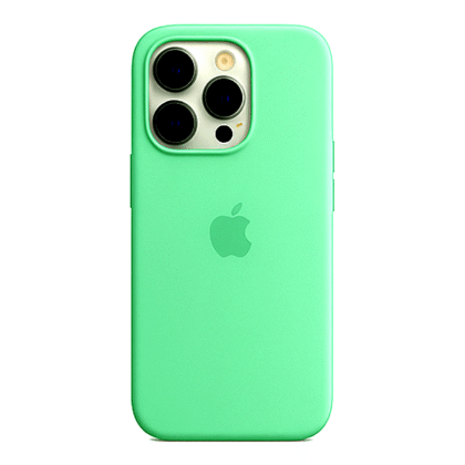 Funda Iphone 14 Pro - Silicon Case - Verde Manzana