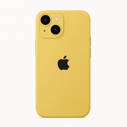 Funda Iphone 13 Mini - Silicon Case - Amarilla