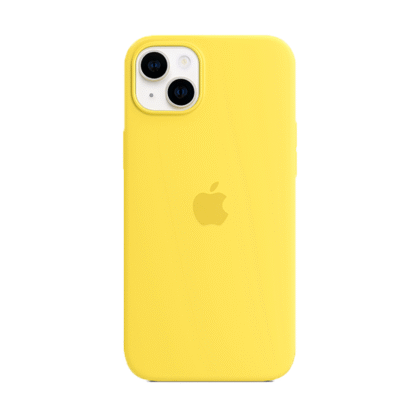 Funda Iphone 14 Plus - Silicon Case - Amarilla