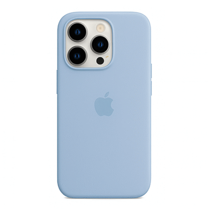 Funda Iphone 15 Pro - Silicon Case - Celeste