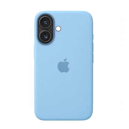 Funda Iphone 16 Plus - Silicon Case - Celeste