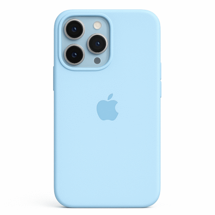 Funda Iphone 12 Pro Max - Silicon Case - Celeste