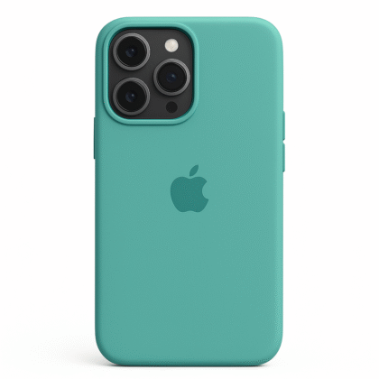 Funda Iphone 16 Pro Max - Silicon Case - Verde Agua