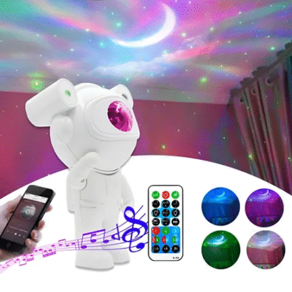 Proyector - Astronauta - Parlante BT - Party - Audioritmico
