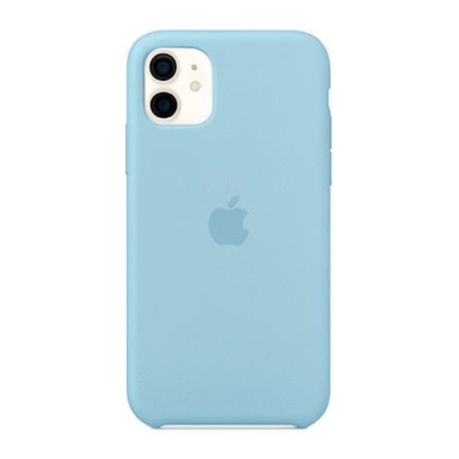Funda Iphone 11 - Silicon Case - Celeste