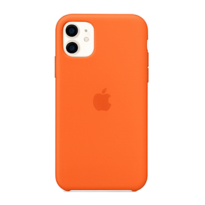 Funda Iphone 11 - Silicon Case - Naranja