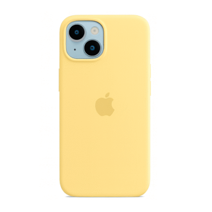 Funda Iphone 15 - Silicon Case - Amarilla