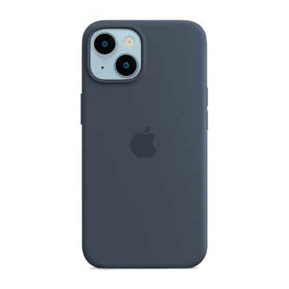 Funda Iphone 15 - Silicon Case - Azul