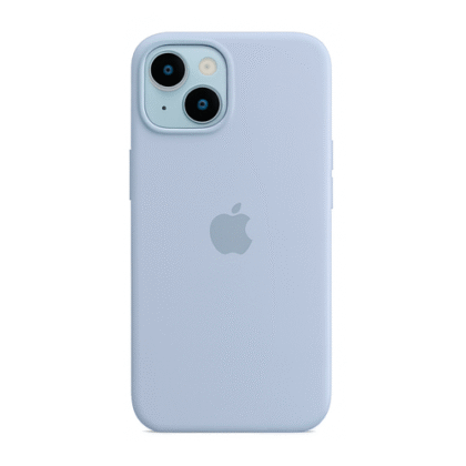 Funda Iphone 15 - Silicon Case - Celeste