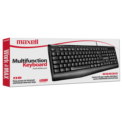 Teclado USB Maxell KB-100 Multifuncion