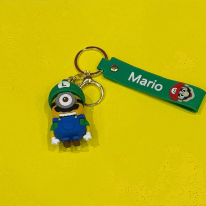 llaveros - Silicon - Minion Luigi