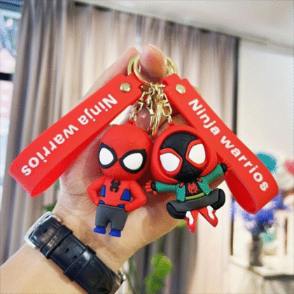 llaveros - Silicon - SpiderMan Rojo
