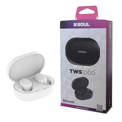 Auricular Inalambrico - Soul TWS1000 - Blancos