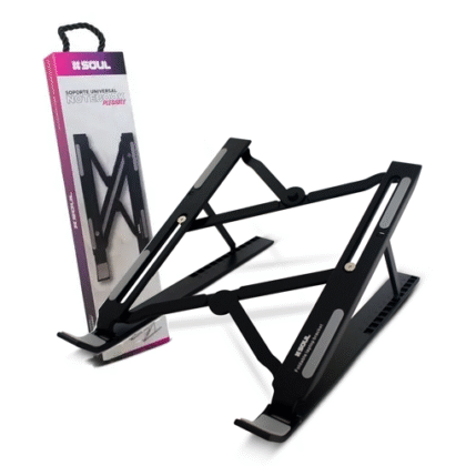 Soporte notebook plegable - Soul ZB11 - Negro